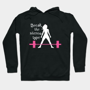 fitness girl, gym girl, fitness, weightlifting girl Hoodie